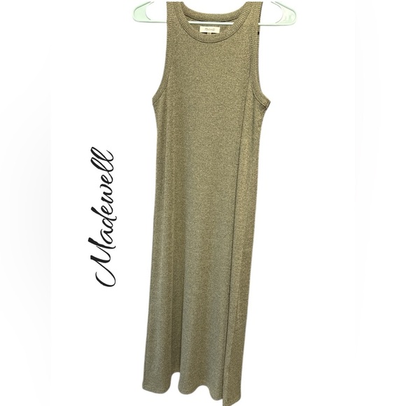 Madewell Green Tank Dress S - Picture 1 of 6
